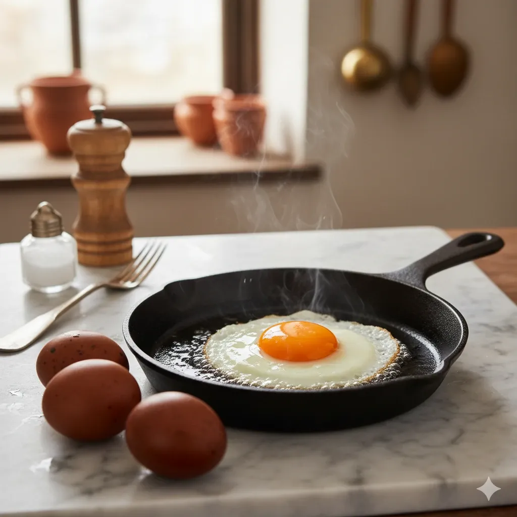 Immagine per Uovo all'Occhio di Bue Perfetto: Come Non Rompere il Tuorlo